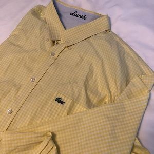 Men’s Lacoste Button-Down Shirt, 2XLT